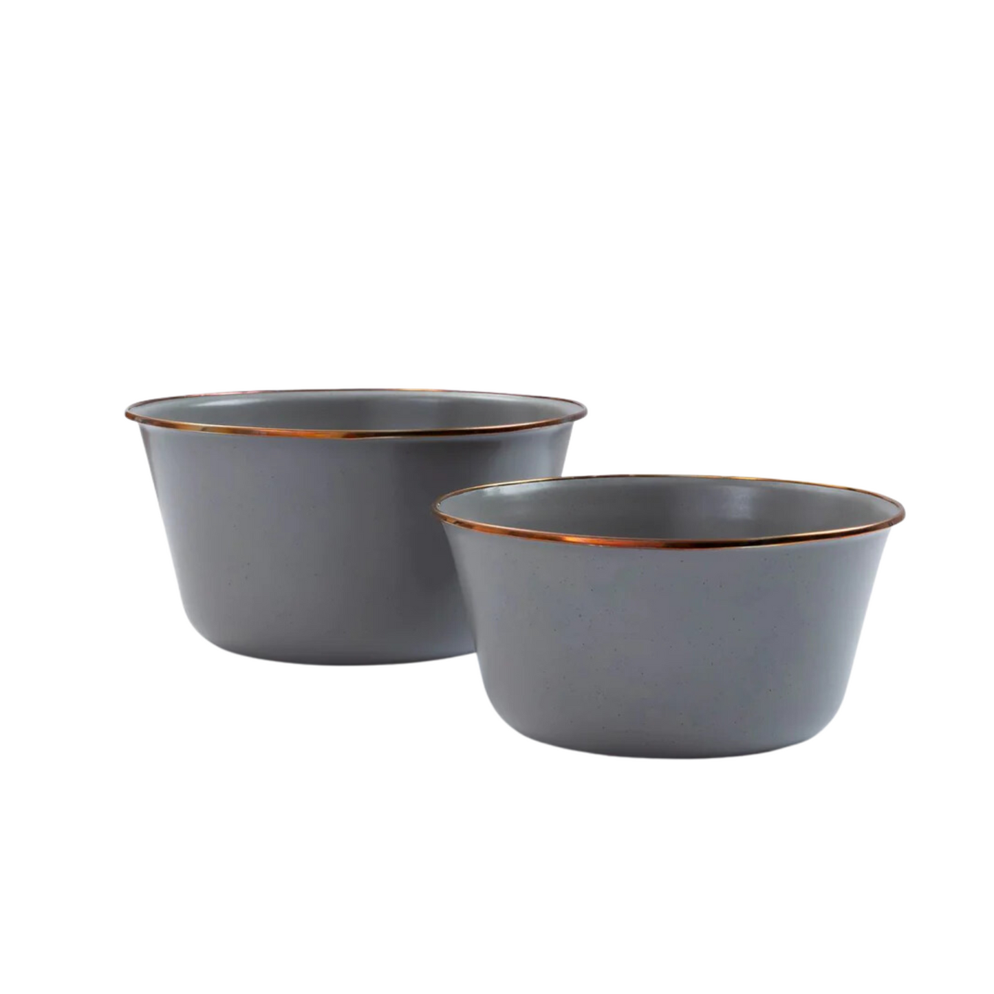 Barebones Enamel Mixing Bowl Set of 2