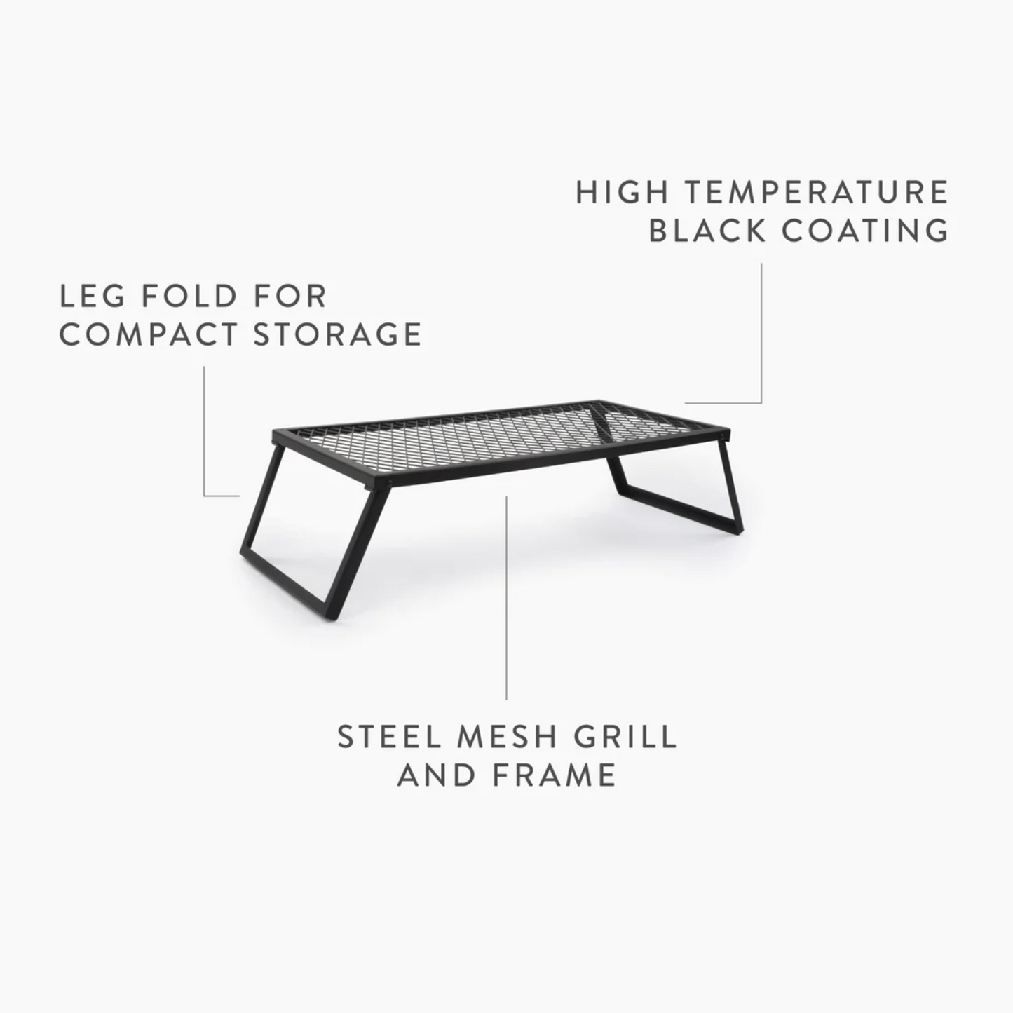 Barebones Heavy Duty Grill Grate - Rectangular