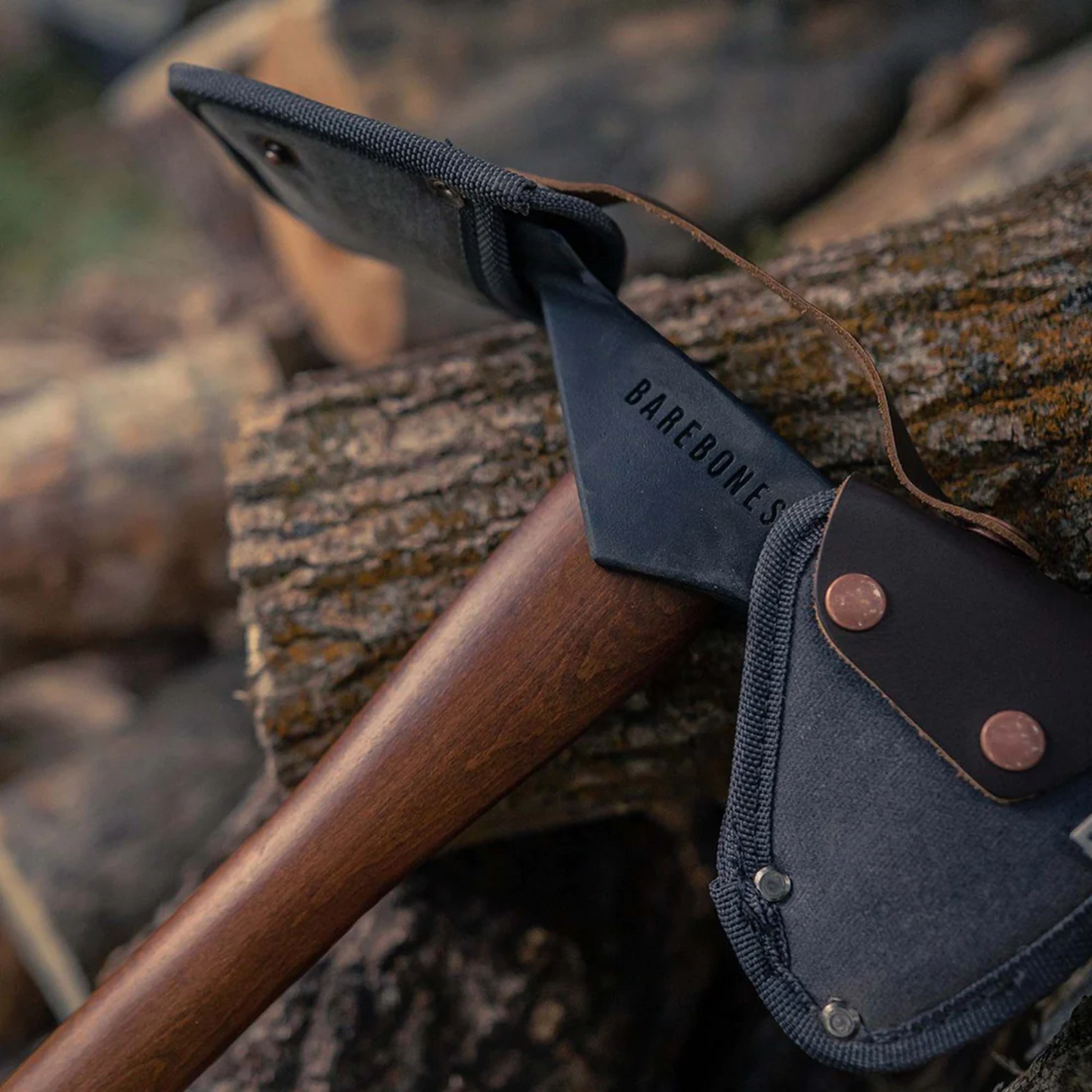 Barebones Pulaski Axe with Canvas Sheath